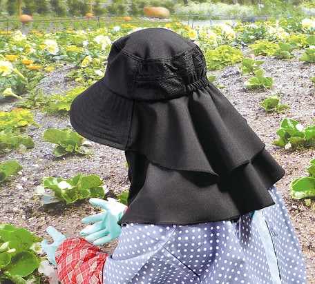 Uv ロングフリル 農園 帽子 黒い帽子 ぼうし 服飾雑貨 ハットの通販はau Pay マーケット ロシナンテ オンライン