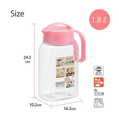 冷水筒 スヌーピー Snoopy タテヨコ スクリューピッチャー 1 8l ピック 岩崎工業 食器 キッチン 急須 ティーポットの通販はau Pay マーケット ロシナンテ オンライン