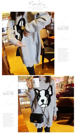 大きいサイズ 犬 イヌ いぬ プリント原宿 重ね着風 Tシャツ ワンピース Ll 4lの通販はau Pay マーケット ロシナンテ オンライン