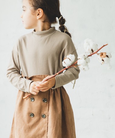 トレンチスカート 異素材 コンビ 長袖 ロングスリーブ リブ ワンピース ベビー キッズ ドレスの通販はau Pay マーケット ロシナンテ オンライン