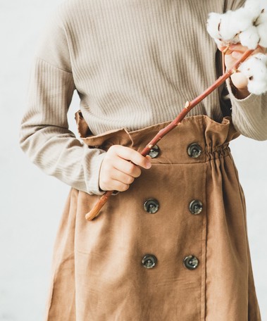 トレンチスカート 異素材 コンビ 長袖 ロングスリーブ リブ ワンピース ベビー キッズ ドレスの通販はau Pay マーケット ロシナンテ オンライン