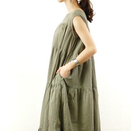 21新作 コットンキャンブリックティアードワンピース Nt Ss レディースアパレル ドレスの通販はau Pay マーケット ロシナンテ オンライン