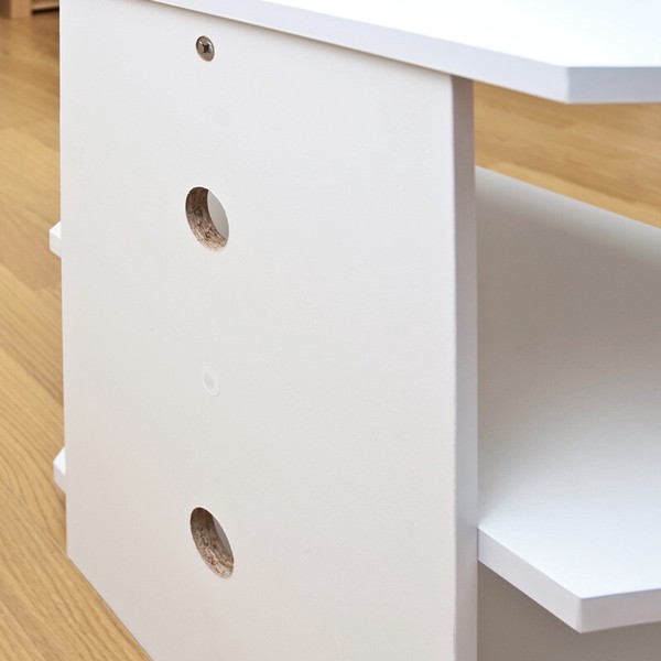 Wega コーナーTVボード WAL/WH / 家具・インテリア 収納家具 テレビ台の通販は