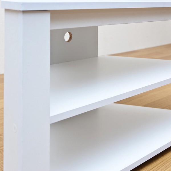 Wega コーナーTVボード WAL/WH / 家具・インテリア 収納家具 テレビ台の通販は