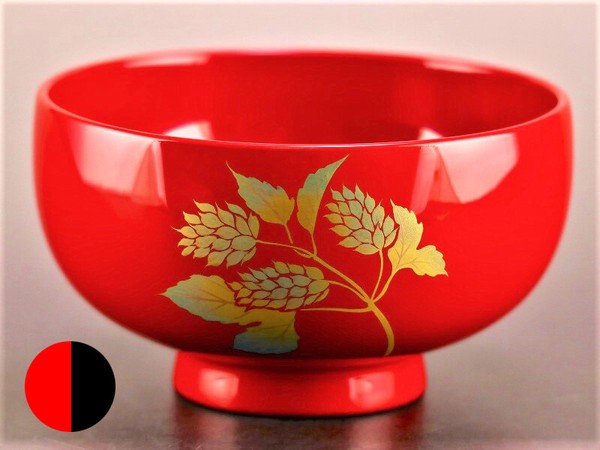 誕生花付き汁椀 黒 10月4日 ホップ / 生活雑貨 食器・キッチン 碗・椀の通販は 10,500円