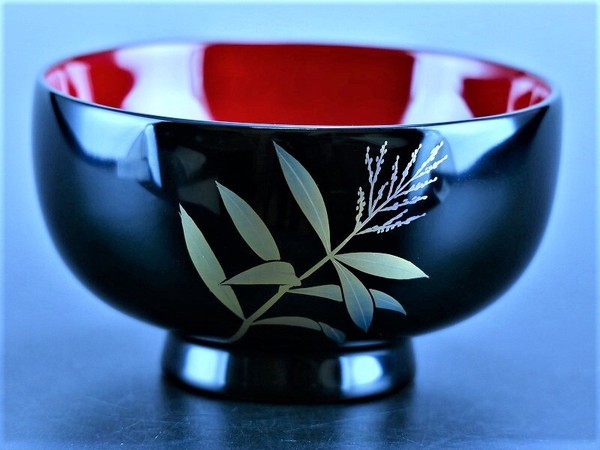 誕生花付き汁椀 黒 11月13日 香水木 / 生活雑貨 食器・キッチン 碗・椀の通販は 7,770円