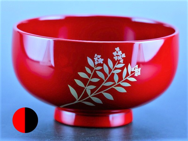 誕生花付き汁椀 黒 11月20日 牛の舌草(ウシノシタクサ) / 生活雑貨 食器・キッチン 碗・椀の通販は 8,190円