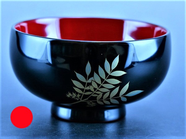 誕生花付き汁椀 朱 11月25日 漆 / 生活雑貨 食器・キッチン 碗・椀の通販は 10,500円