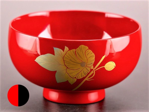 誕生花付き汁椀 黒 12月12日 綿(ワタ) / 生活雑貨 食器・キッチン 碗・椀の通販は 10,500円