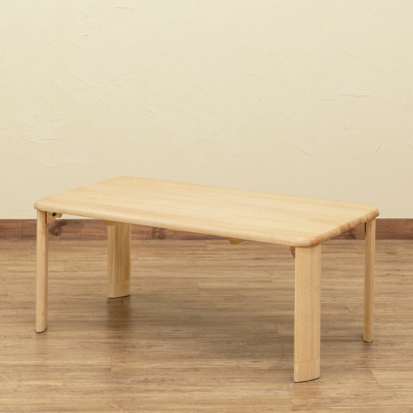 【新品・送料無料】継脚付　ウッディテーブル　90×50　BR/NA 継脚付 ウッディテーブル 90×50 BR/NA 新品