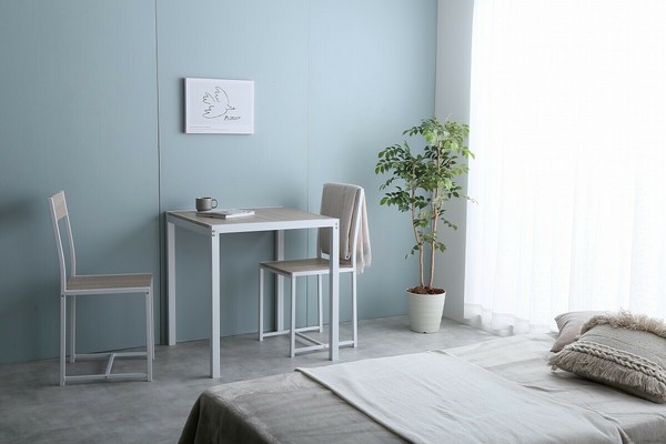 3点セット Cary 幅70cmテーブル+チェア2脚 / 家具・インテリア ダイニングテーブル