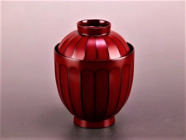 木乾2.6菊割小吸椀 吟朱漆 / 生活雑貨 食器・キッチン 碗・椀 汁椀の通販は 5,850円