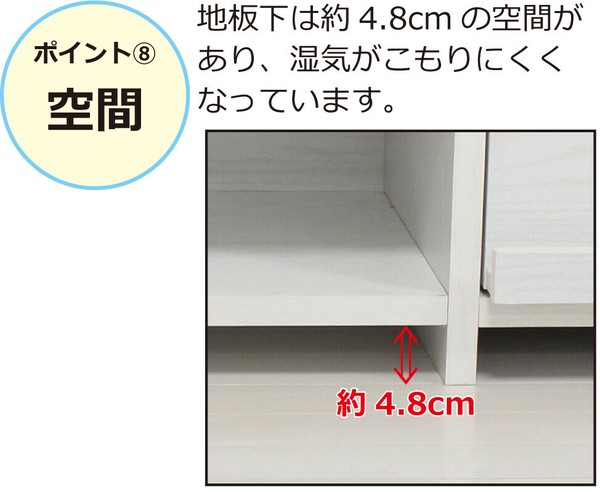 引出付ローボードW140(ウォールナット) / 家具・インテリア 収納家具 テレビ台の通販は
