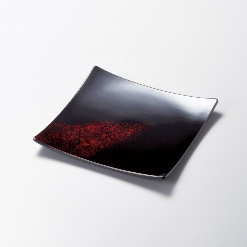 スクエアプレートM 赤透し / 生活雑貨 食器・キッチン 皿 小皿の通販は