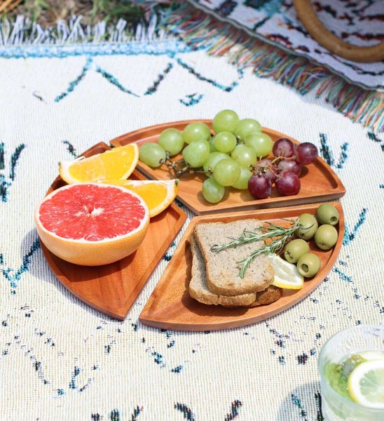 マホガニー スプリットトレイ (3枚セット) NEIN MARKE / ナインマーケ / 生活雑貨 日用品 5,890円