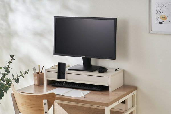 アイリスオーヤマ 大口受付中! PC デスク・テーブル モニター台 引出し付き / 家具・インテリア 収納家具 テレビ台の通販は