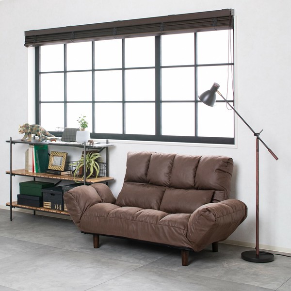 脚の着脱が可能なコンパクト2Pソファ ファクトIIIレザーファブリック / 家具・インテリアの通販は 27,365円