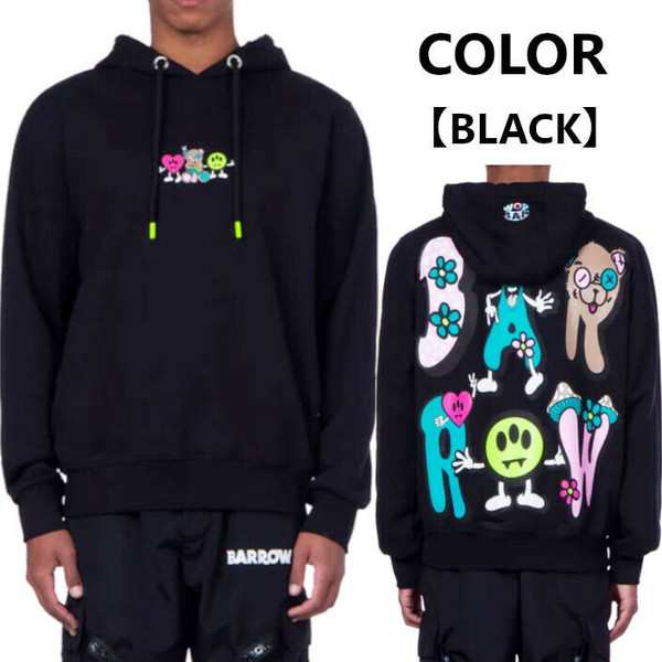 BARROW (バロー) ユニセックス 裏毛 スウェット かぶり パーカー #32490 / ファッション メンズアパレル トップス スウェット・パーカーの通販は