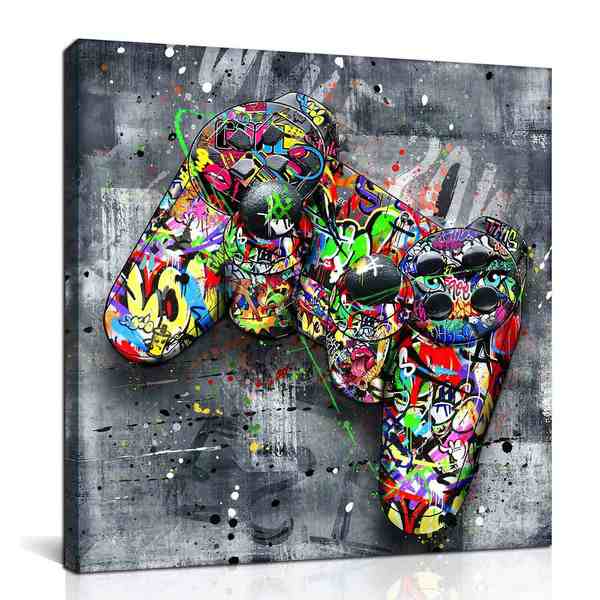 代表作 ARTJOY GAMEPAD アートパネル ストリートアート ポップ カラフル コントローラー 絵 ゲーム / 家具・インテリア インテリアアート アートフレームの通販は