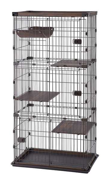 アイリスオーヤマ 大口受付中! ペット用品 ウッディキャットケージ3段 / 生活雑貨 犬猫用品の通販は