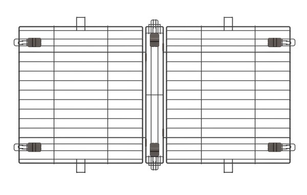 アイリスオーヤマ 大口受付中! ペット用品・ペットフード ウッディサークル用屋根 / 生活雑貨 犬猫用品 ケージ