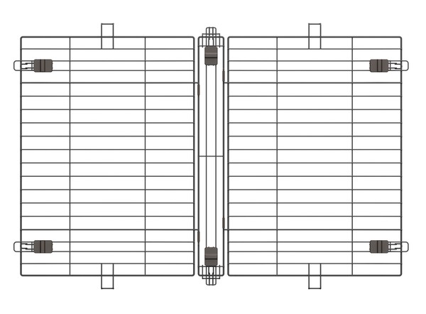 アイリスオーヤマ 大口受付中! ペット用品・ペットフード ウッディサークル用屋根 / 生活雑貨 犬猫用品 ケージ