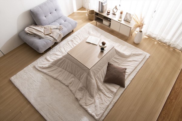 正方形：190cm×190cm Chubby リバーシブルファーこたつ布団 / 家具・インテリア 寝具 掛け布団