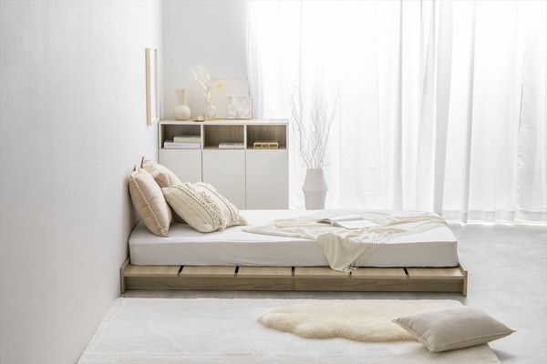 セミダブル】【高密度アドバンスポケットコイル】 すのこ セミダブル