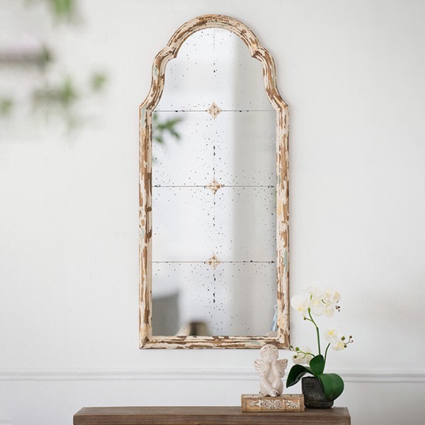 シャビーシックミラー54.5×119cm AN-48110 / 家具・インテリア 鏡・ドレッサー ウォールミラーの通販は