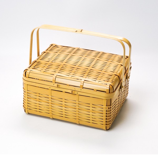 菱木編み竹篭(大・手付) 日本製 / 生活雑貨 食器・キッチンの通販は