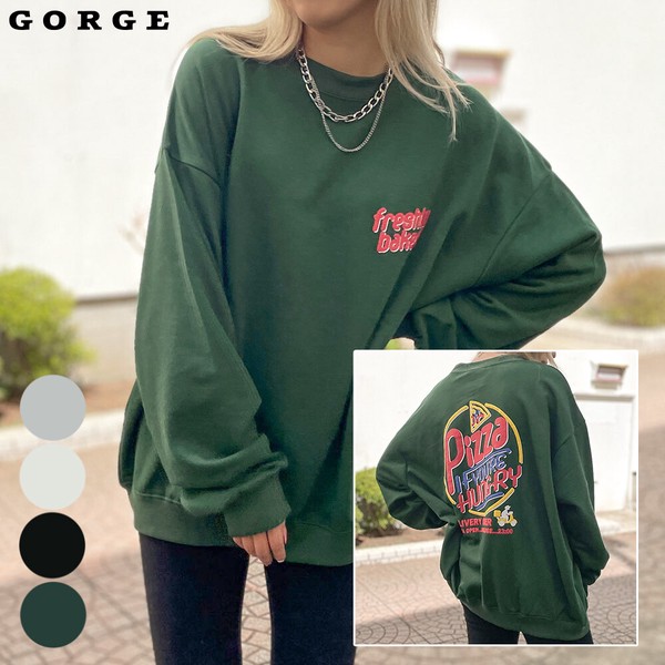 発泡ピザプルオーバー / ファッション レディースアパレル トップス スウェット・パーカーの通販は 5,010円