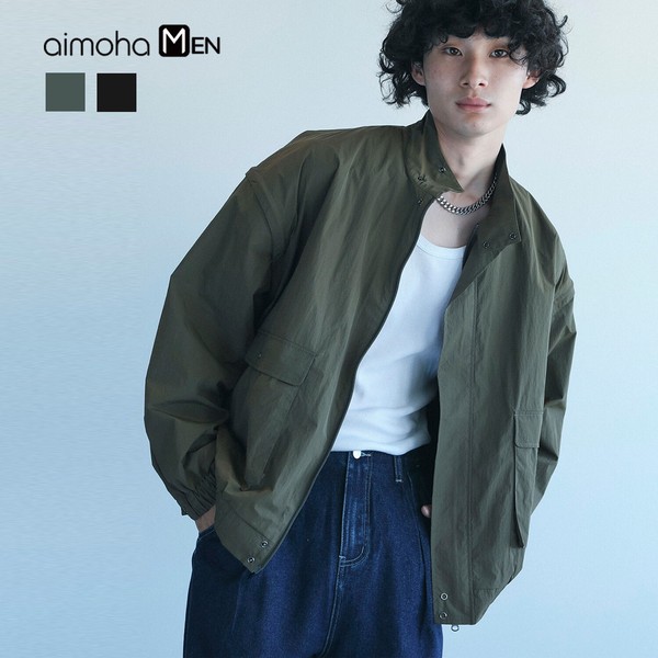 aimoha MENS レディースもOK!!袖が取り外せる2WAYスタンドカラーブルゾン / ファッション メンズアパレル アウター ジャケット・ブルゾンの通販は 8,750円