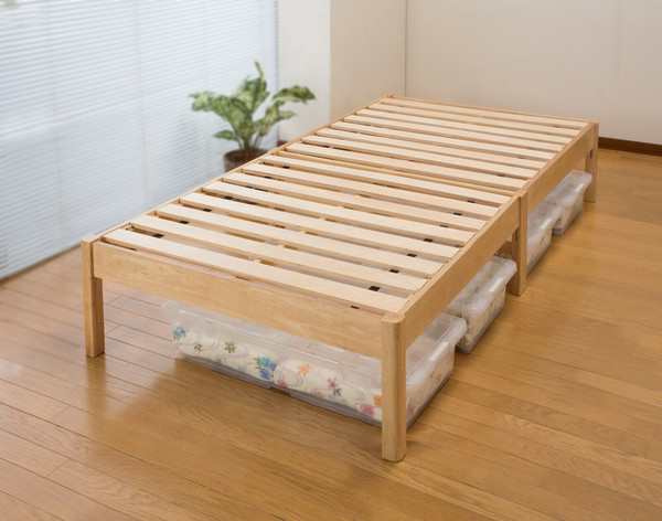 組立簡単天然木すのこベッド / 家具・インテリア 寝具の通販は 15,525円