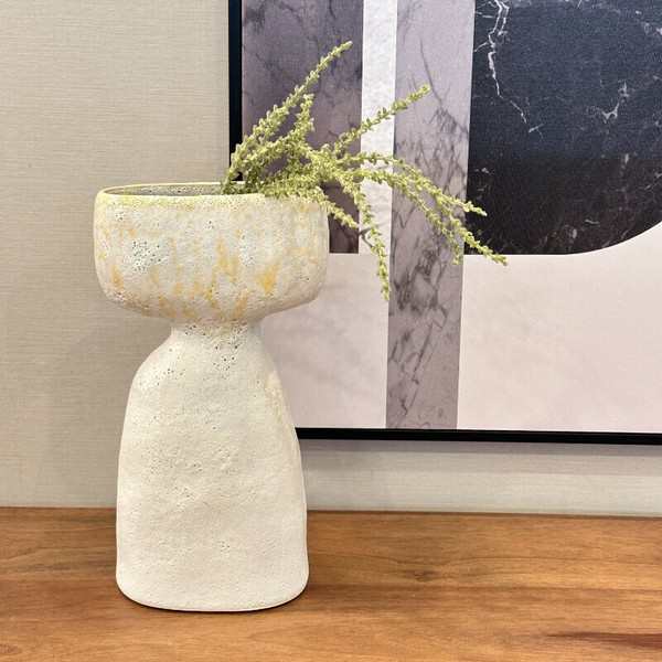 セラミックベース 花瓶 陶器 FC-23107-B / 家具・インテリア インテリアグリーン 花瓶・フラワースタンド