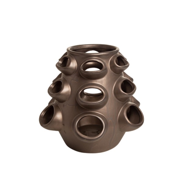 多本挿しセラミックベース 壺型 FC-23109-B / 家具・インテリア インテリアグリーン 花瓶・フラワースタンド