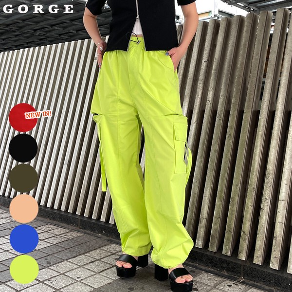 サイド開きカーゴパンツ / ファッション レディースアパレル ボトムス フルレングスパンツの通販は 5,010円