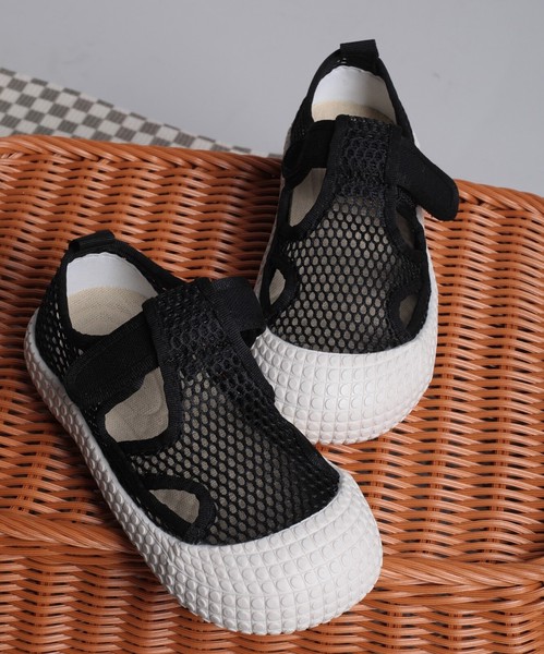 shoes365 キッズ メッシュスニーカー 夏 マジックテープ 軽量 子供 シンプル カジュアル 靴 / ファッション ローカットの通販は 5,338円