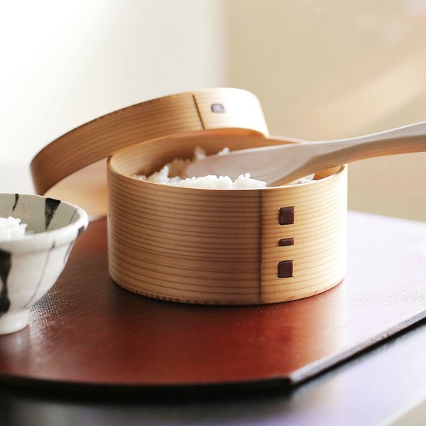 大館曲げわっぱ おひつ 無塗装 大/小 日本製 / 生活雑貨 食器