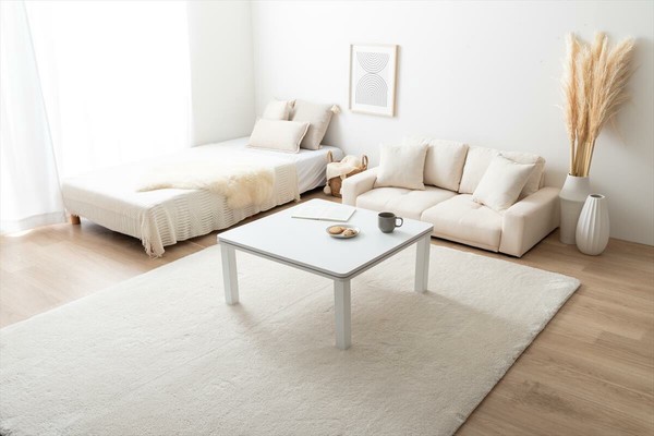 正方形：天板 75cm×75cm Kos こたつ＆掛け布団2点セット / 家具・インテリア テーブル ローテーブル