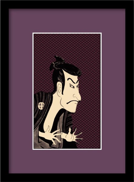 [和柄]和額装シリーズ KABUKI(歌舞伎)WG-2005 / 家具・インテリア インテリアアート アートフレームの通販は 5,500円