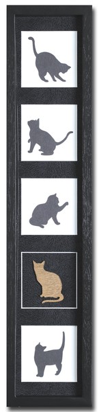 レクタングルアート/Silence/Cat(ネコ・猫)/タテ / 家具・インテリア インテリアアート アートフレームの通販は 6,660円