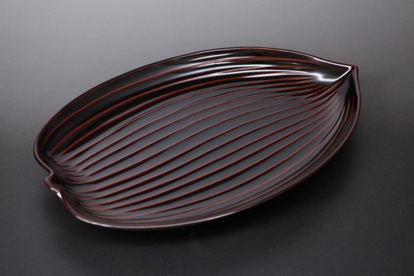 溜 笹盛皿 / 生活雑貨 食器・キッチン 大皿･中皿の通販は 6,149円