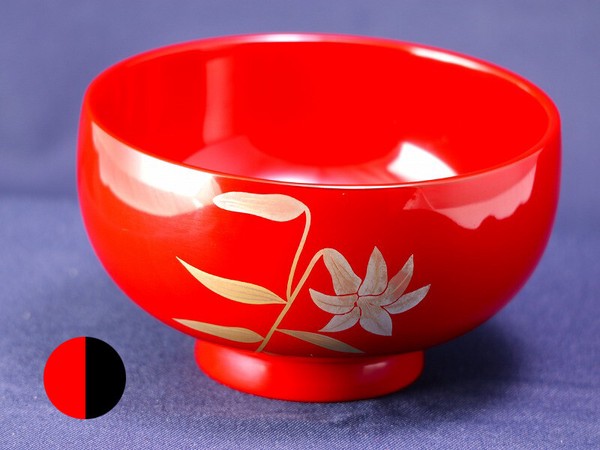 誕生花付き汁椀 黒 6月28日 笹百合 / 生活雑貨 食器・キッチン 碗・椀の通販は 10,500円