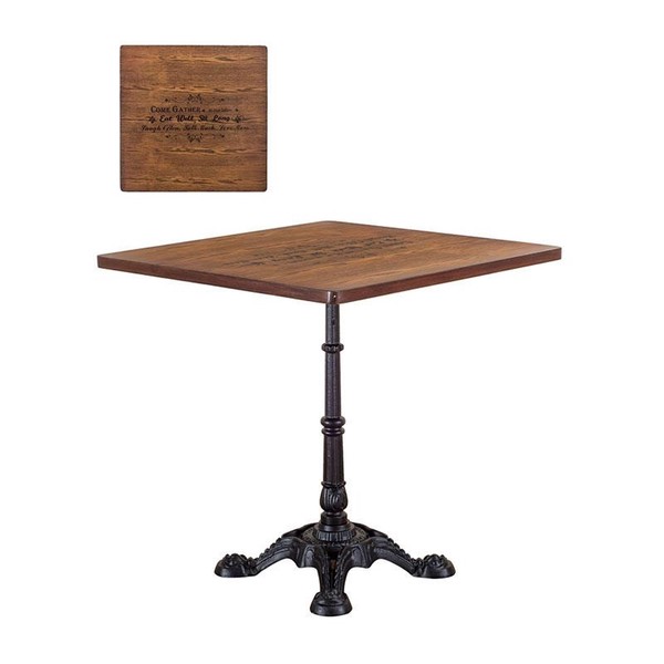 Creative Co-Op Home コーヒーテーブルTimber Caf Table w/ Retro Printing KD / 家具・インテリアの通販は