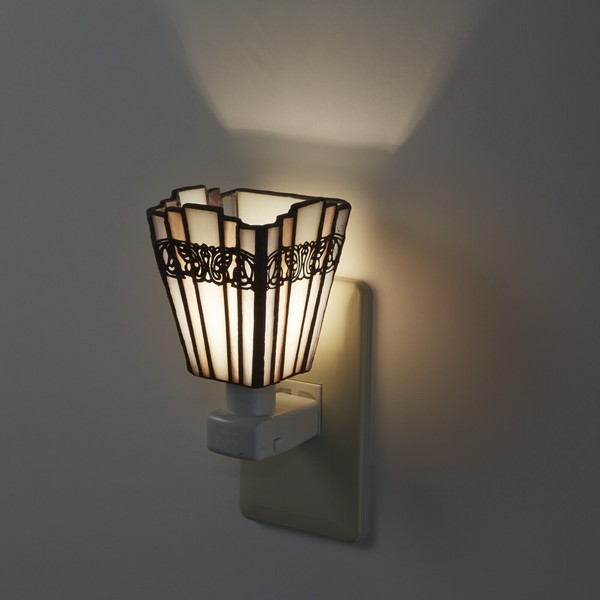 ステンドグラスフットランプ シンシアWH / 電化製品 生活家電 ライト・照明 スタンドライトの通販は 5,060円