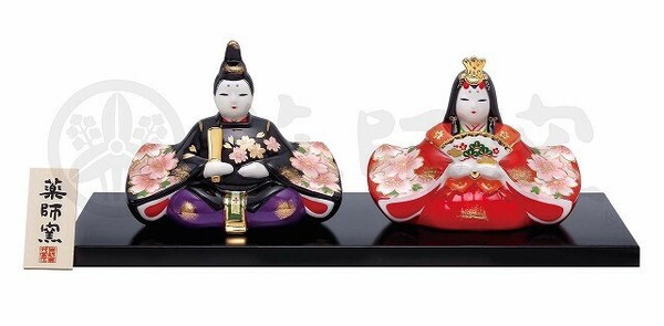 ひな祭り 「置物とインテリア」雛人形 彩絵 花衣親王雛(蒔絵調) / 家具・インテリア インテリア雑貨 置物・オブジェ 人物