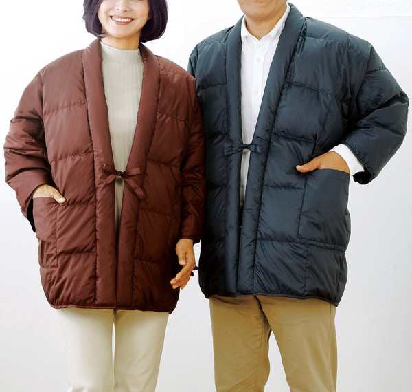 あったか羽毛半天 1枚 2枚組 / ファッション メンズアパレル ルームウェアの通販は