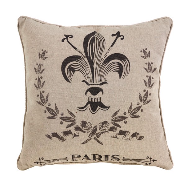 クッション 百合の紋章 56X56cm / 家具・インテリア ファブリック・敷物の通販は