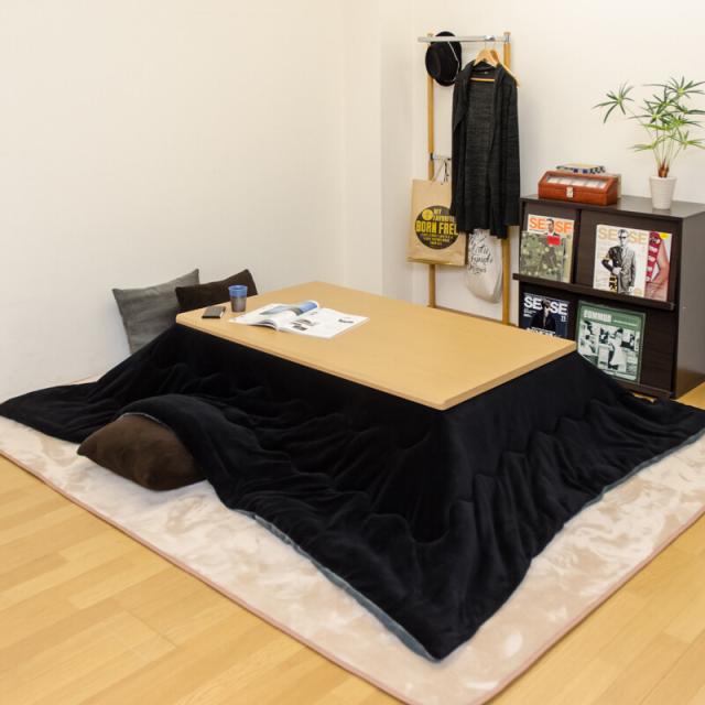 離島配送不可】3段階継脚ダイニングコタツ135x80 BR/NAの通販はau PAY