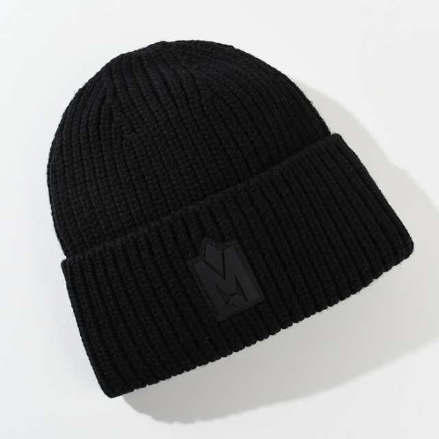 MACKAGE マッカージュ 帽子 ニット帽 ビーニー JUDE-WZ リブニット帽子 メンズ ユニセックス ブラック ウール 秋冬 防寒の通販は